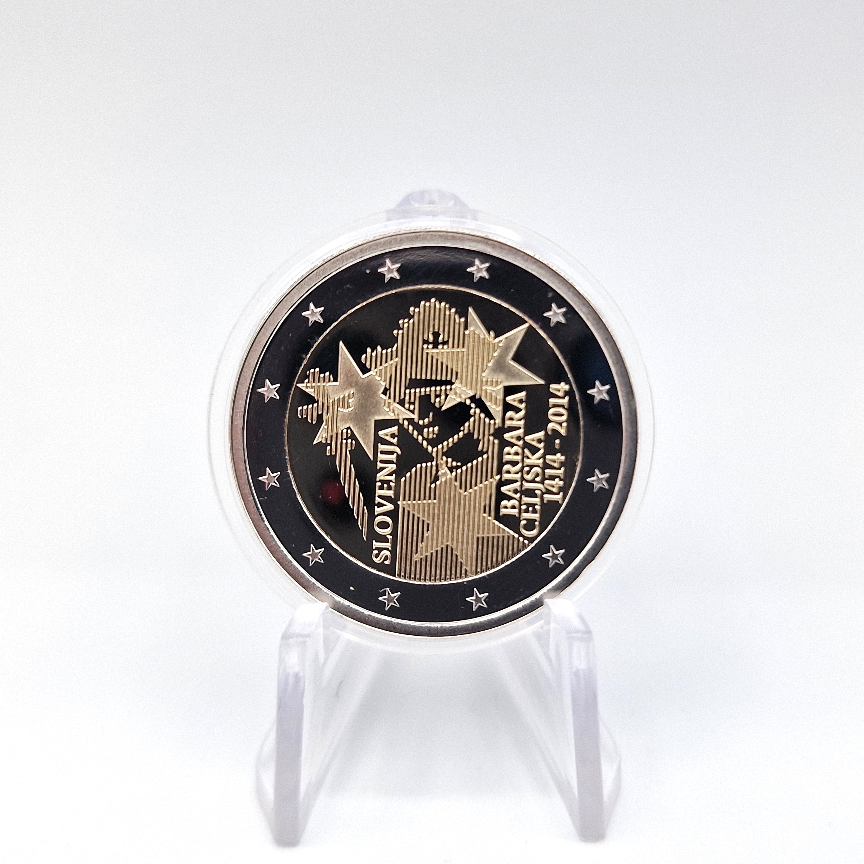 2014 Barbara de Celjska - 2€ Slovenia Proof